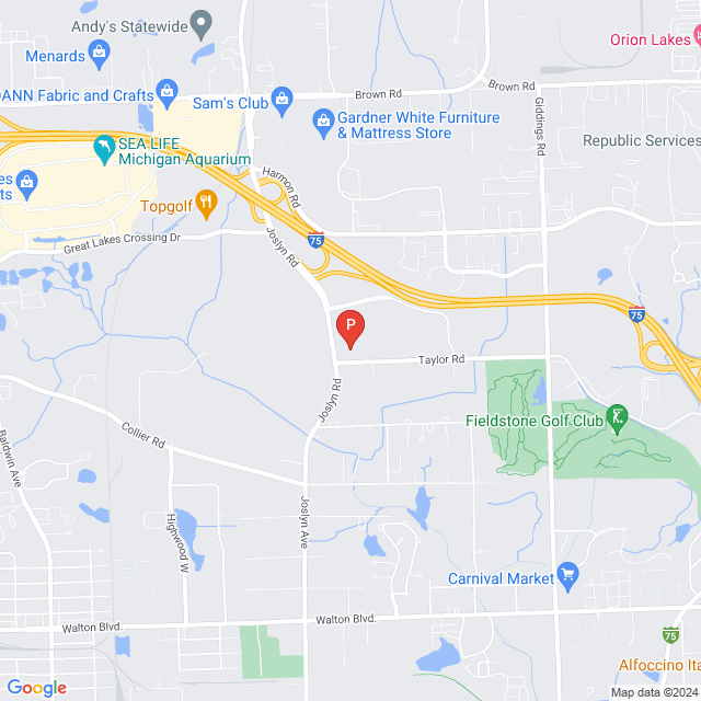 Map of 3500 Joslyn Rd, Auburn Hills, MI 48326