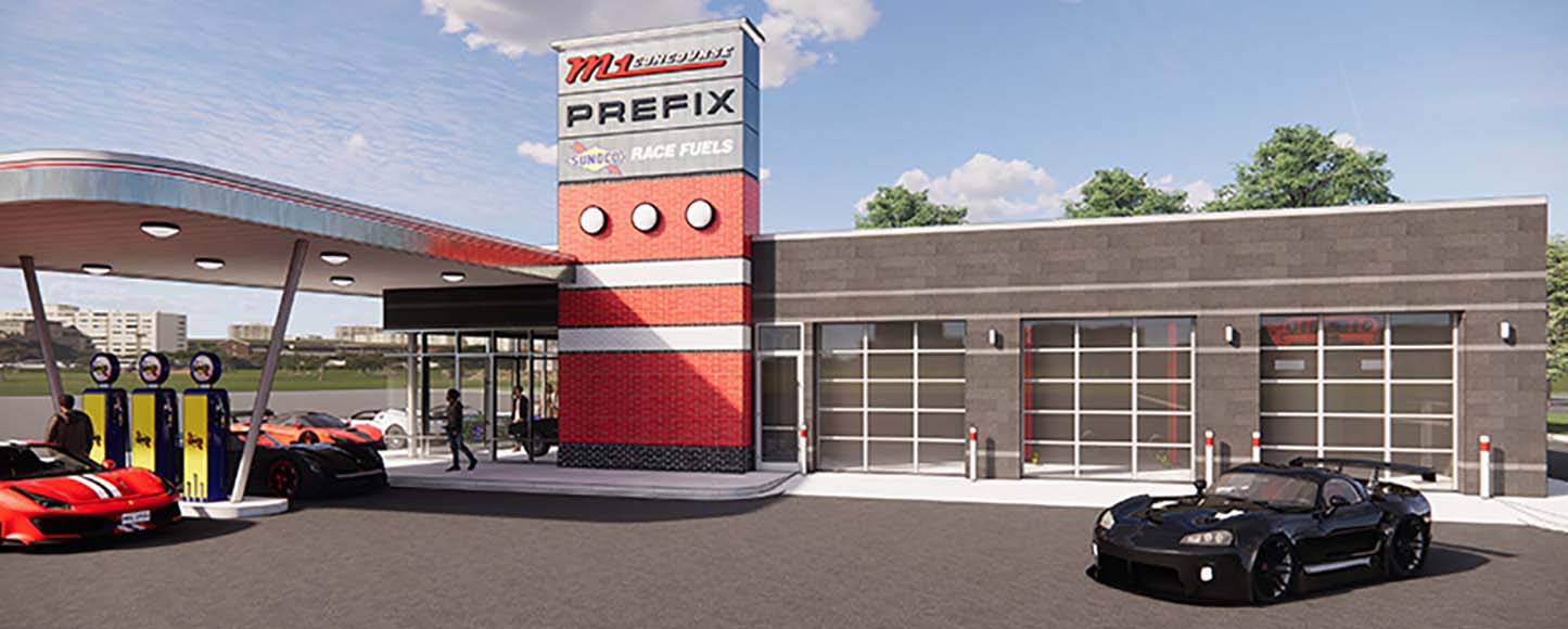 Prefix Performance/Service Center at M1 Concourse in Pontiac, MI