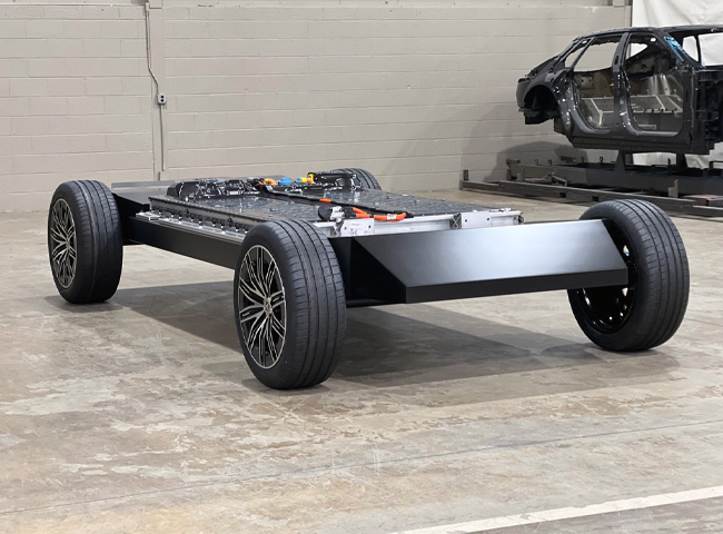 chassis of EV