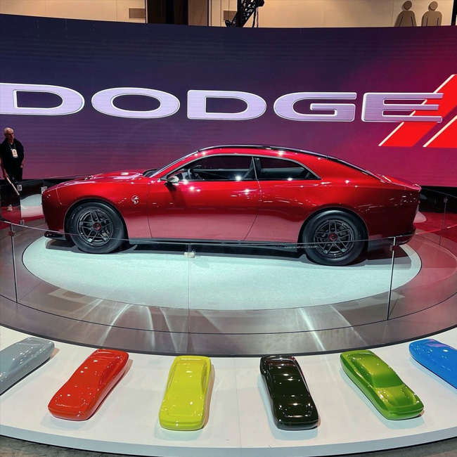 Dodge Charger at trade show