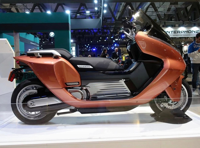 scooter at trade show