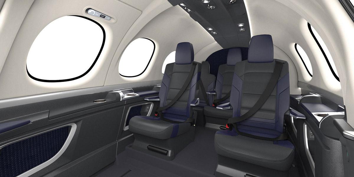 Cirrus jet interior mockup