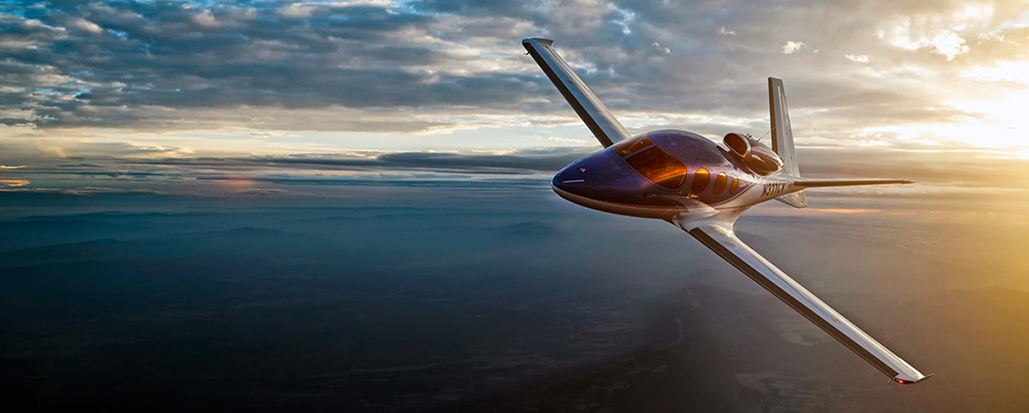 rendering of jet set against clouds