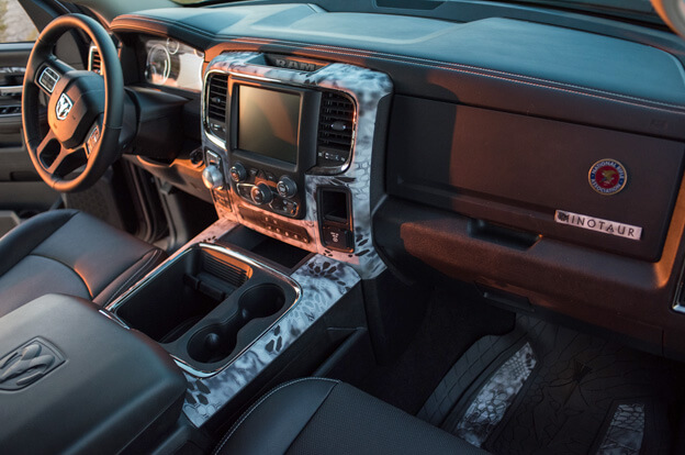 Kryptek Camo interior features