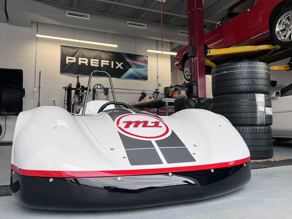 Prefix Performance Center bay, M1 pace car