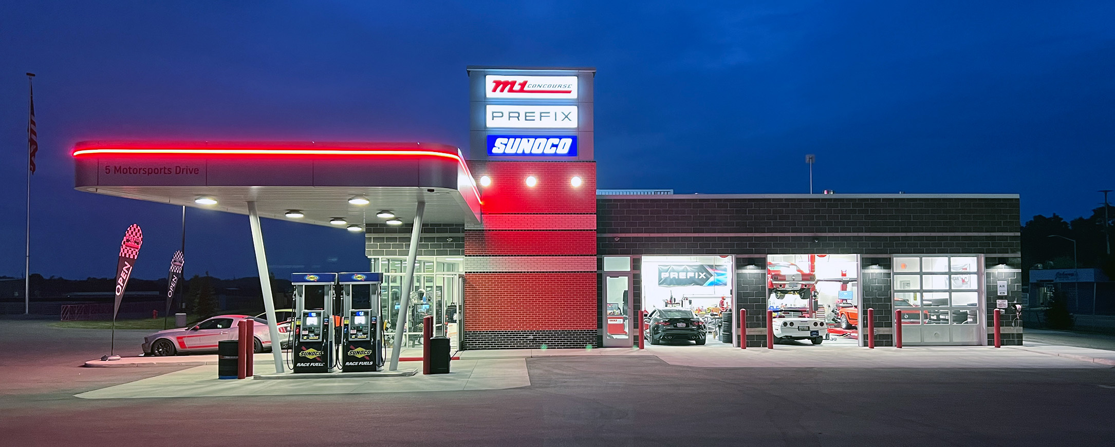Prefix Performance/Service Center at M1 Concourse in Pontiac, MI