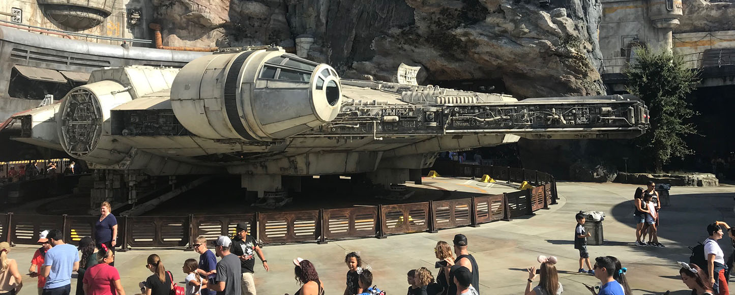 Millennium Falcon at Star Wars: Galaxy's Edge